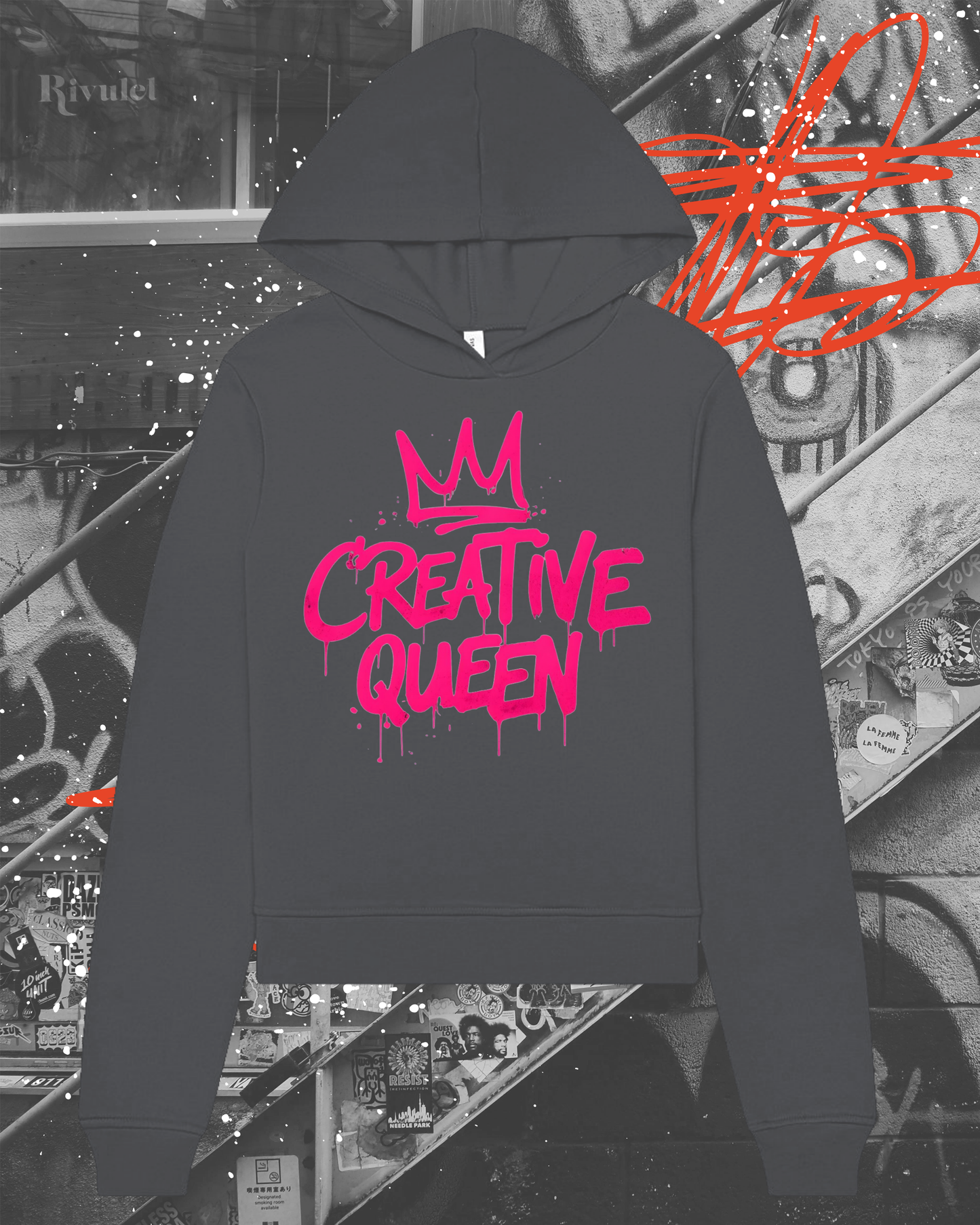 Creative Queen Womens Hoodie